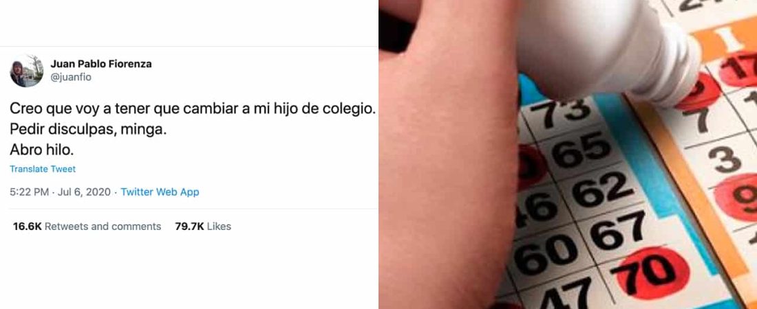 hilo twitter historia bingo zoom