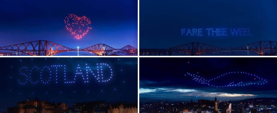 VIDEO - El cielo de Escocia se iluminó para la celebración virtual de Hogmanay, el último día del año