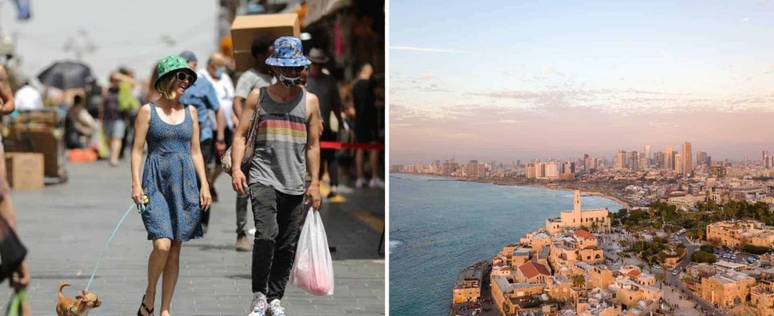 Israel permite la circulación en espacios al aire libre sin tener que usar mascarillas o tapabocas