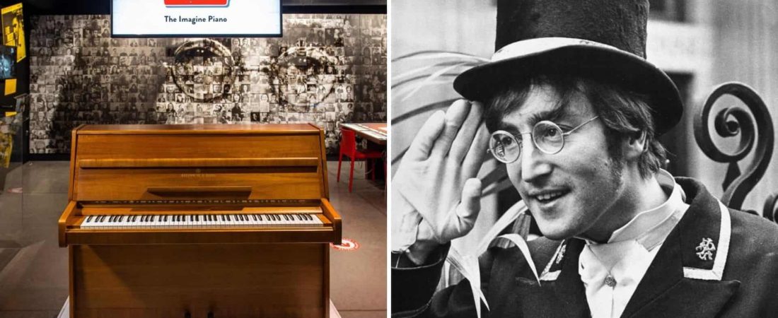 Inglaterra: suman el piano con el que John Lennon escribió Imagine a la muestra de Strawberry Field en Liverpool