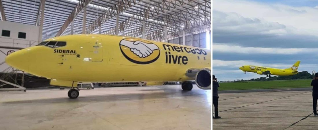 Mercado Libre presentó su propia flota de aviones para realizar las entregas en un plazo máximo de 48 horas