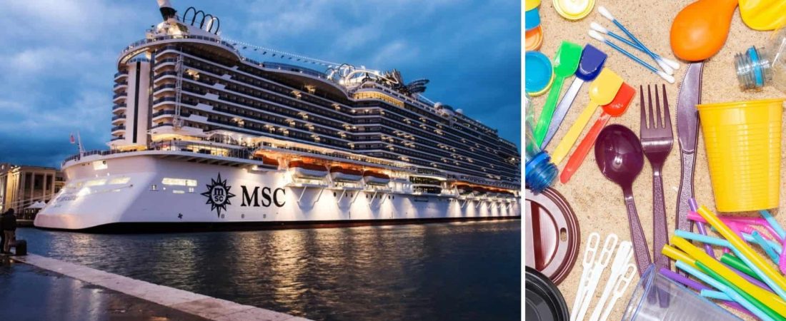 La compañía de cruceros MSC asume el compromiso de dejar de utilizar plásticos de un solo uso para finales de 2021