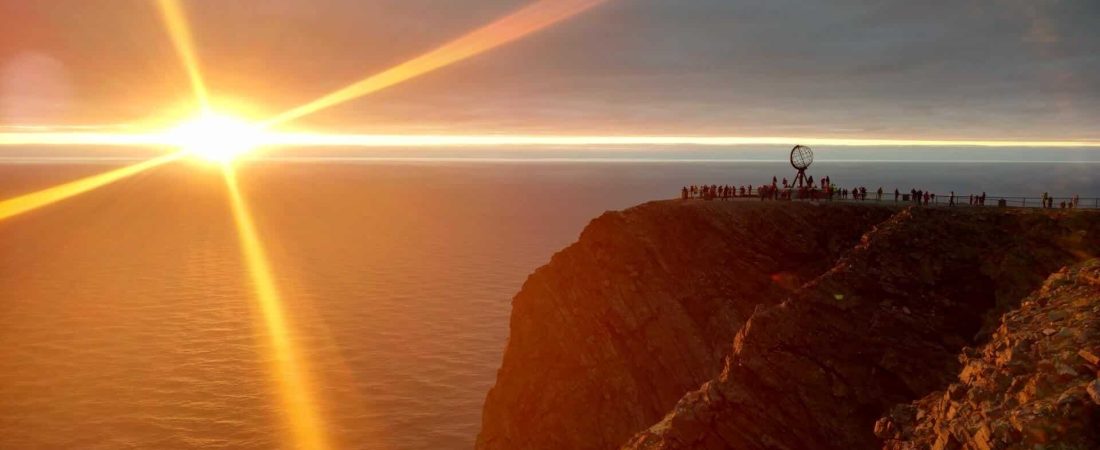 Sol de medianoche en Noruega