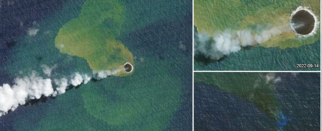 nuevo volcan en tonga