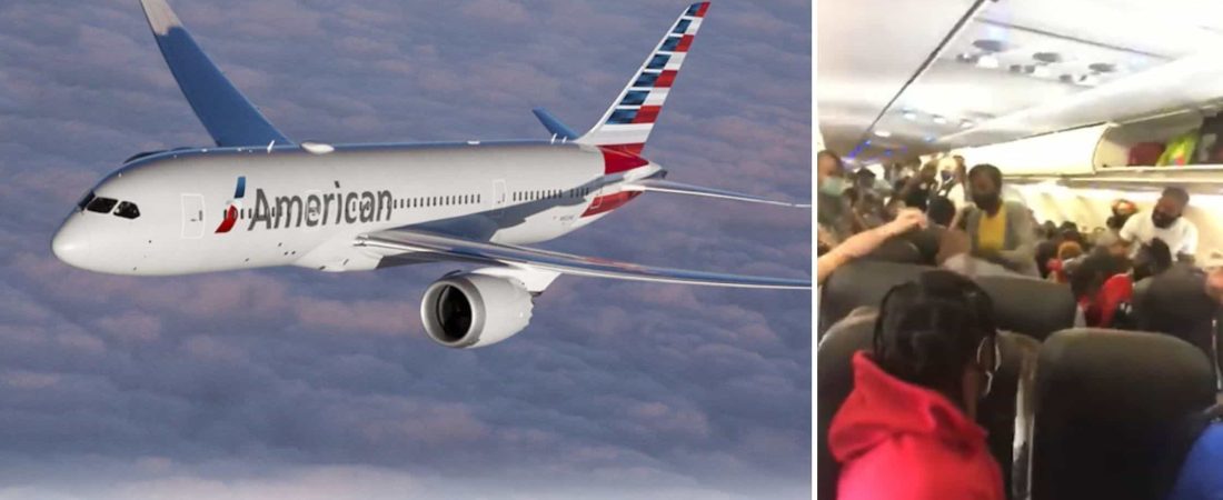 Pelea en avión de American Airlines