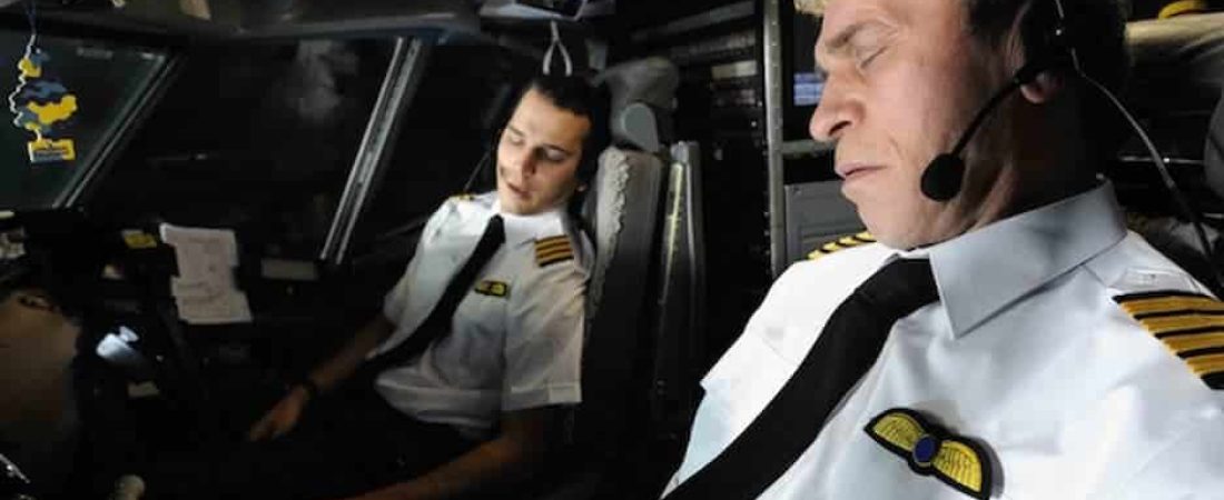 pilotos durmiendo