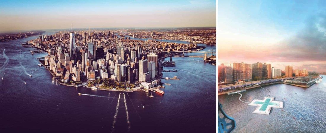 Esta increíble piscina flotante formará parte del paisaje de Nueva York