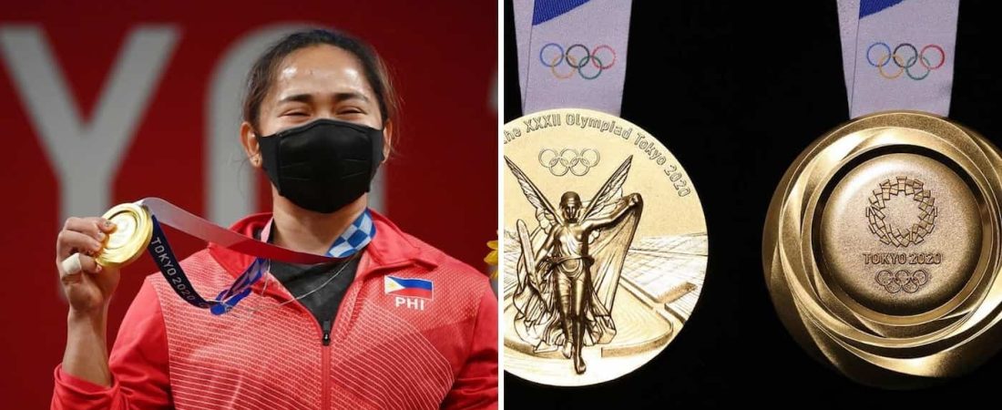 Una pesista de Filipinas ganó la primera medalla de oro para su país en los Juegos Olímpicos Tokio 2020