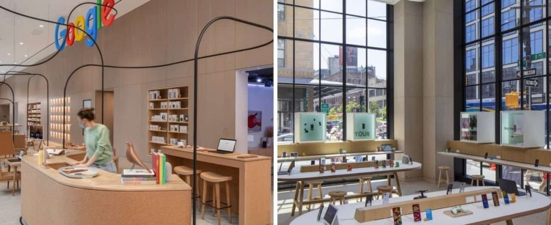 La primera tienda física de Google abrió sus puertas en la ciudad de Nueva York, Estados Unidos