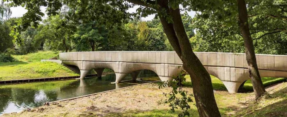 puente de hormigón impreso en 3D "más largo del mundo"