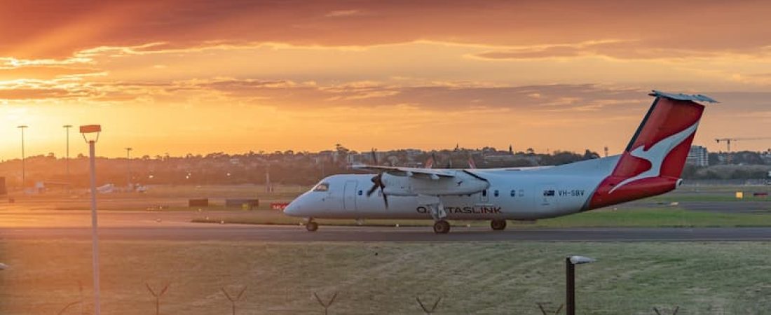 Avión de Qantas