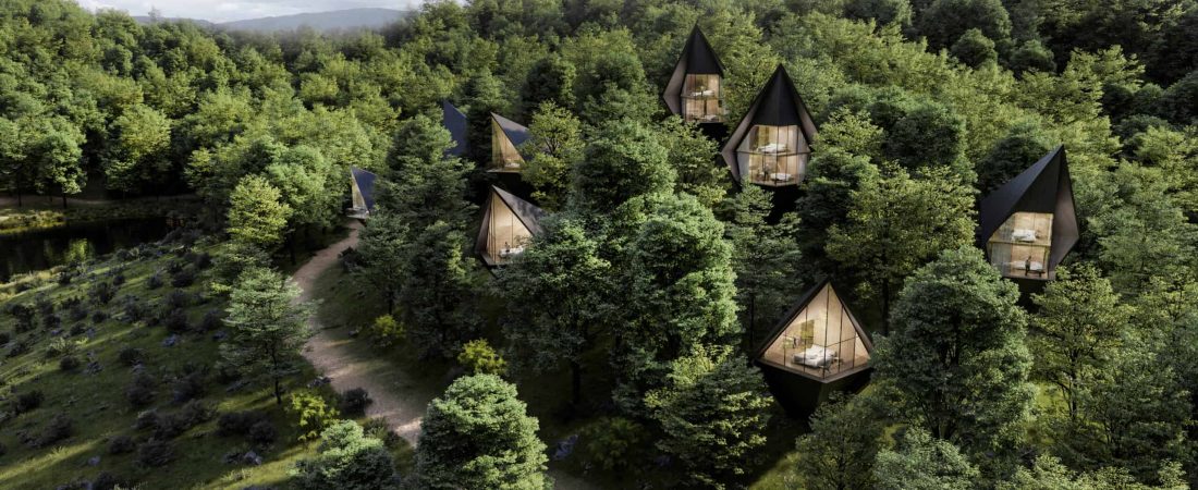 Construirán un resort basado en diseños de casas del árbol en West Virginia para 2021