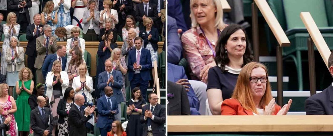 La científica que lideró el desarrollo de una vacuna contra el COVID-19 recibió una ovación de pie en Wimbledon