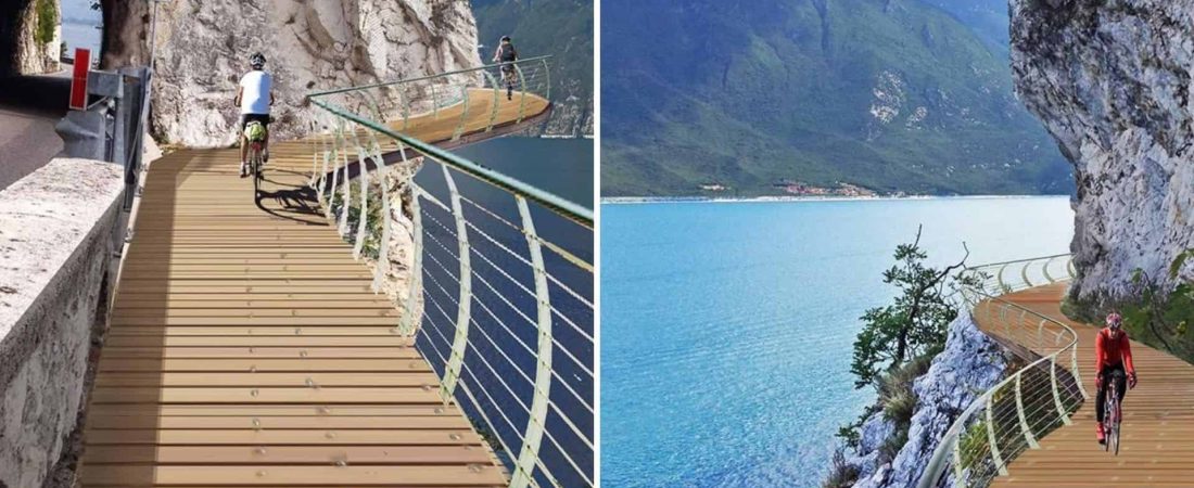 Italia: construyen un sendero para bicicletas que rodeará el Lago de Garda