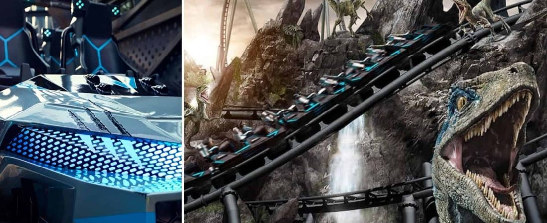 Así será la montaña rusa Jurassic World VelociCoaster que estará disponible en Universal Orlando en 2021