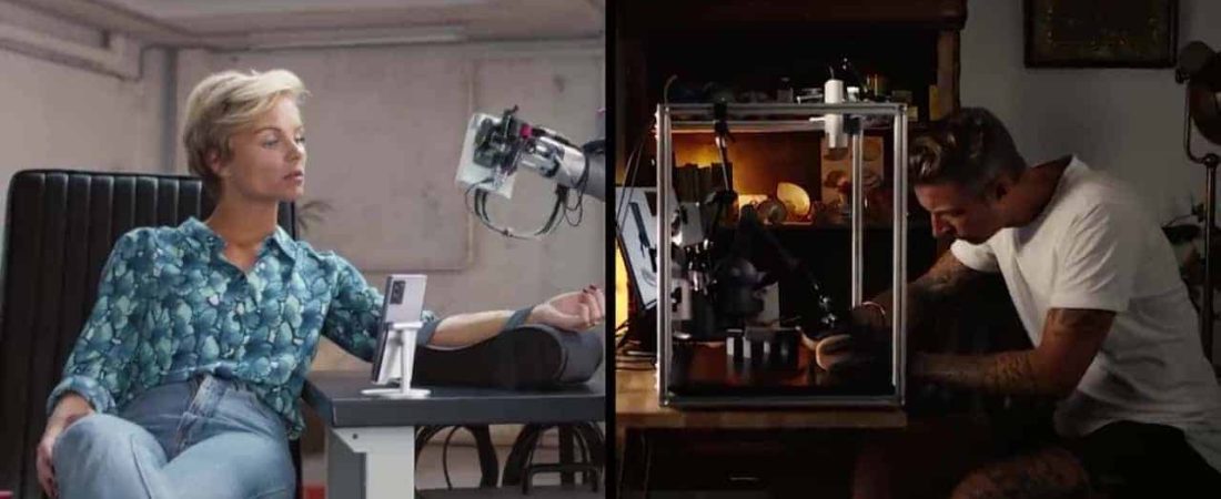 robot tatuador