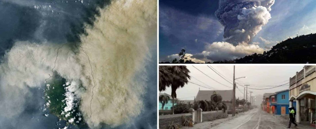 Ya son alrededor de 20.000 las personas evacuadas en la isla de San Vicente por la erupción del volcán La Soufrière