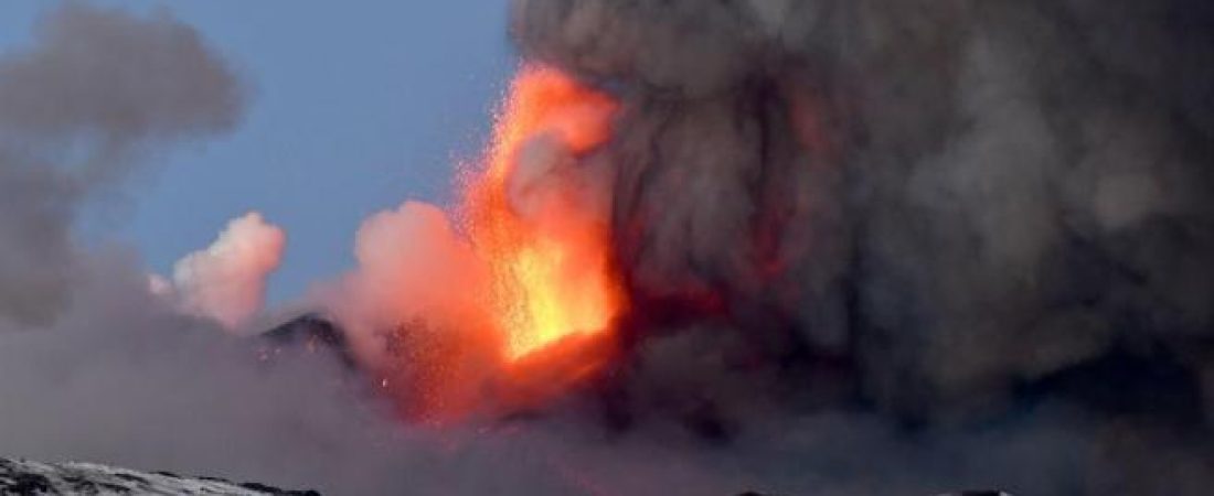 volcán etna erupción