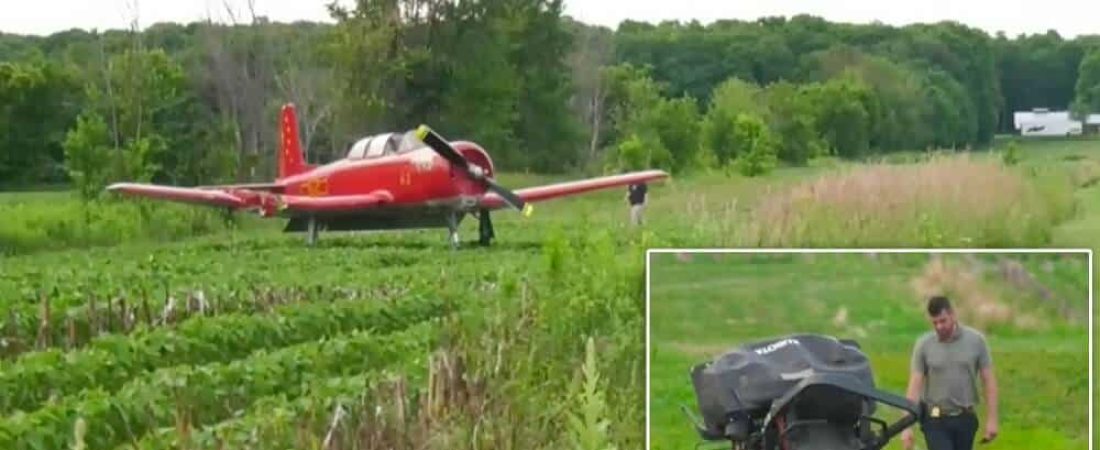 Una mujer perdió la vida después de que un avión la atropellara mientras cortaba el césped