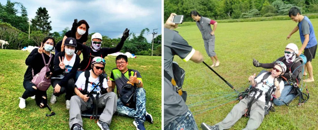 Un hombre de 105 años rompió el récord mundial y se convirtió en la persona más grande en hacer parapente en tándem